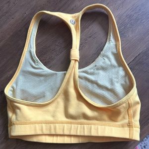 Read full description! Lululemon Yellow Freely tank BRA ONLY 2